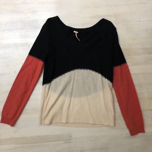 Free People Sweaters - Free People Color Block Sweater
